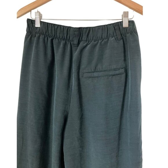 Free People Flowy Wide Leg Black Pants Size S (Fits 6–8) Stretch Waist - Picture 4 of 5